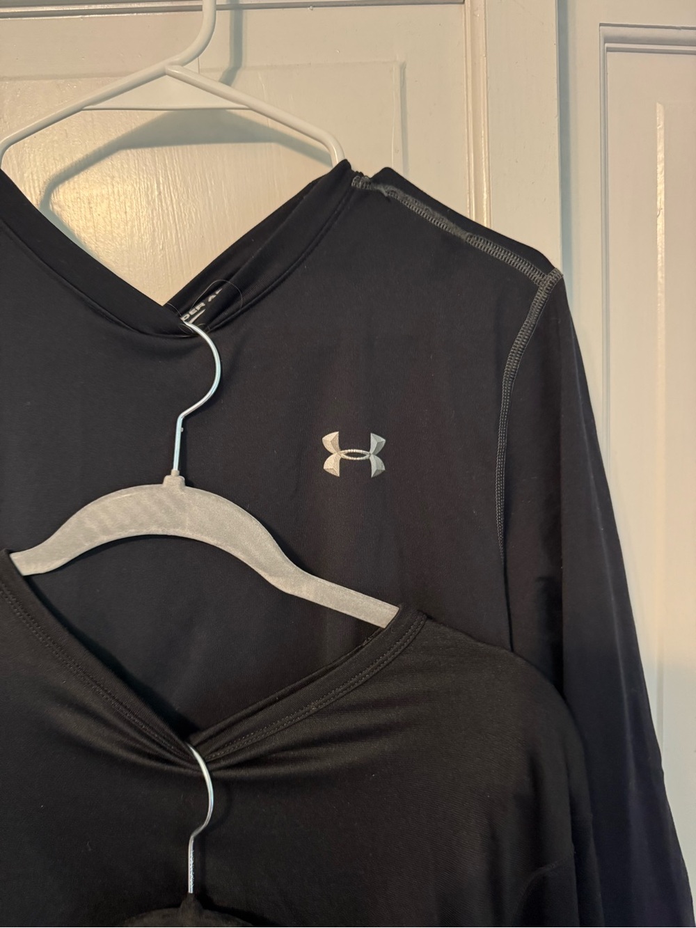 BUNDLE of 3!! Under Armour ColdGear Duofold Mens Black Long Sleeve performance. - Picture 8 of 13